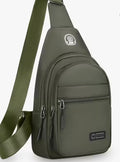 Green Nylon Men Crossbody