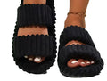 Black Cozy Slippers