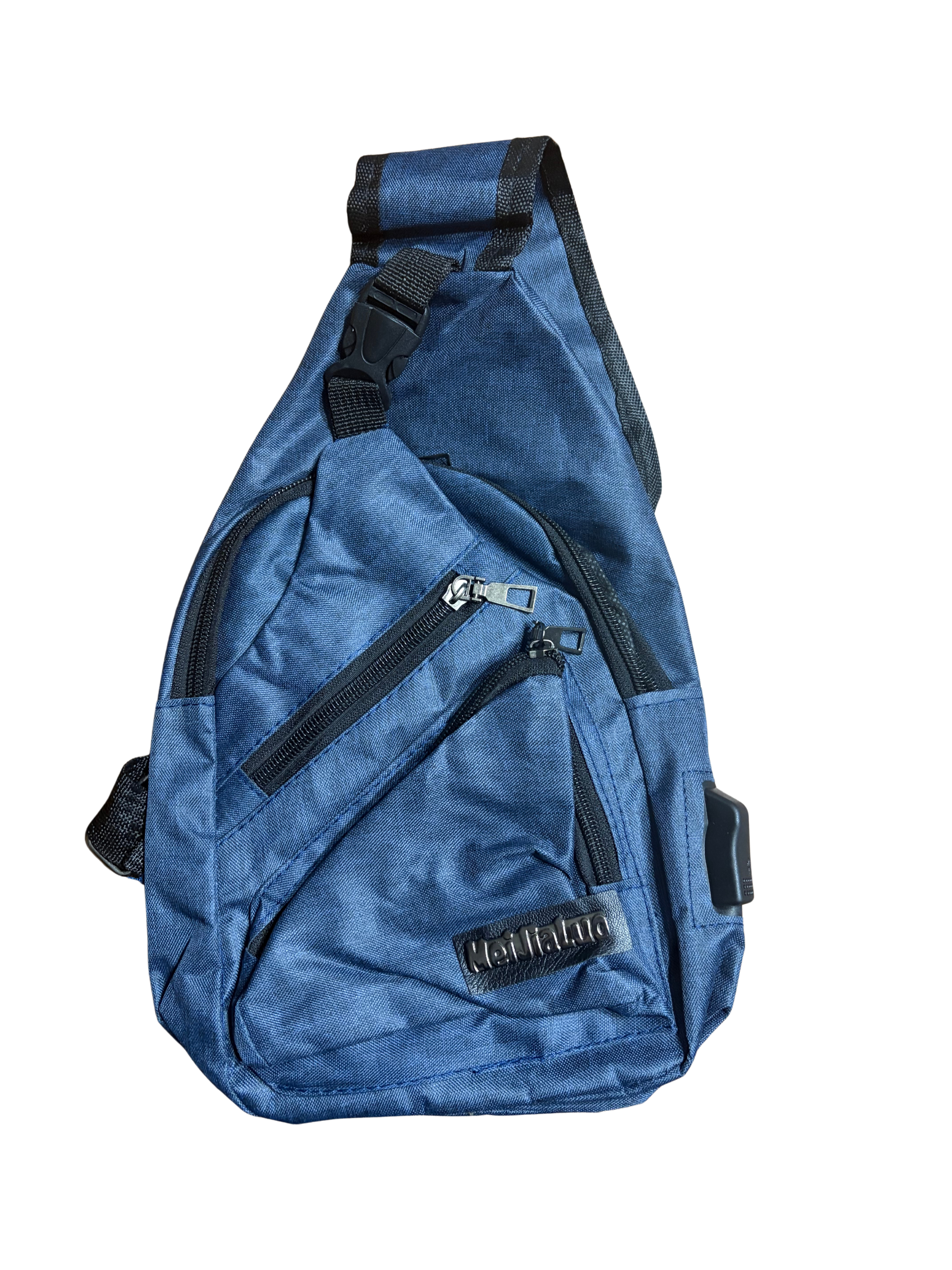 Blue Unisex Shoulder Bag